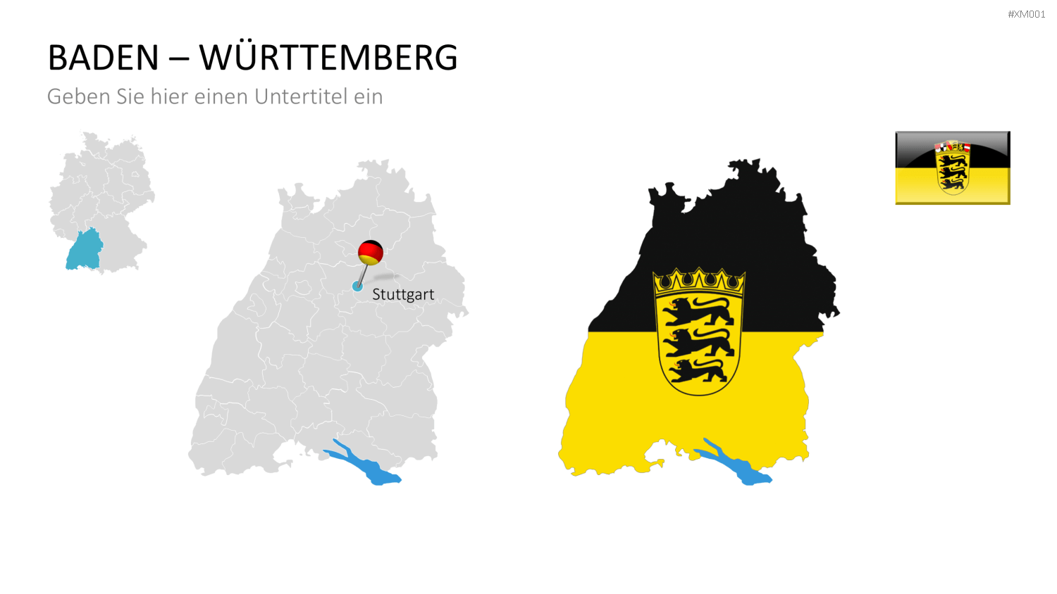 Deutschland Karten Bundle PowerPoint-Vorlage