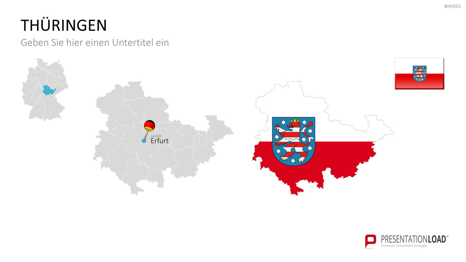 Deutschland Karten Bundle PowerPoint-Vorlage