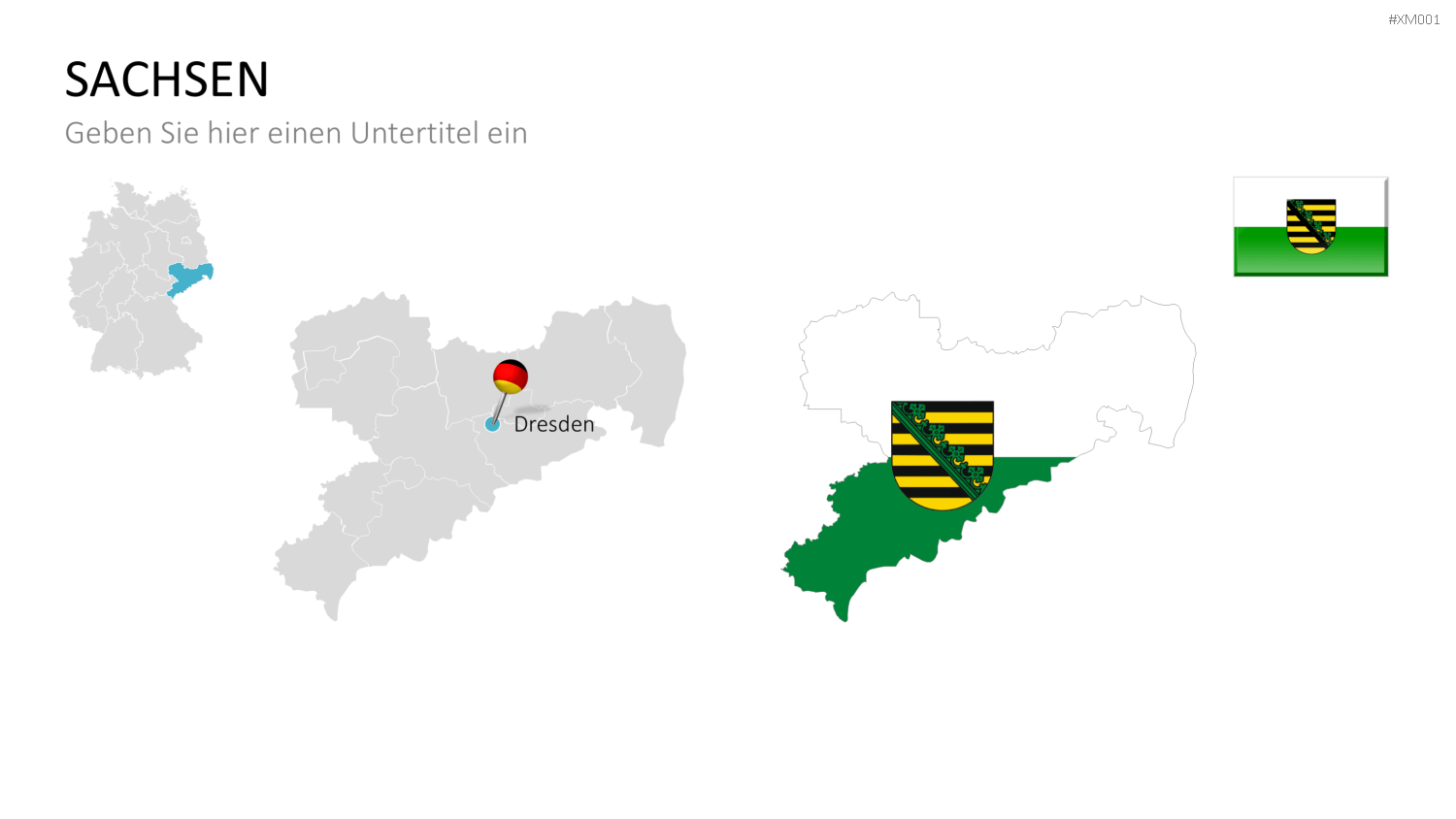 Deutschland Karten Bundle PowerPoint-Vorlage