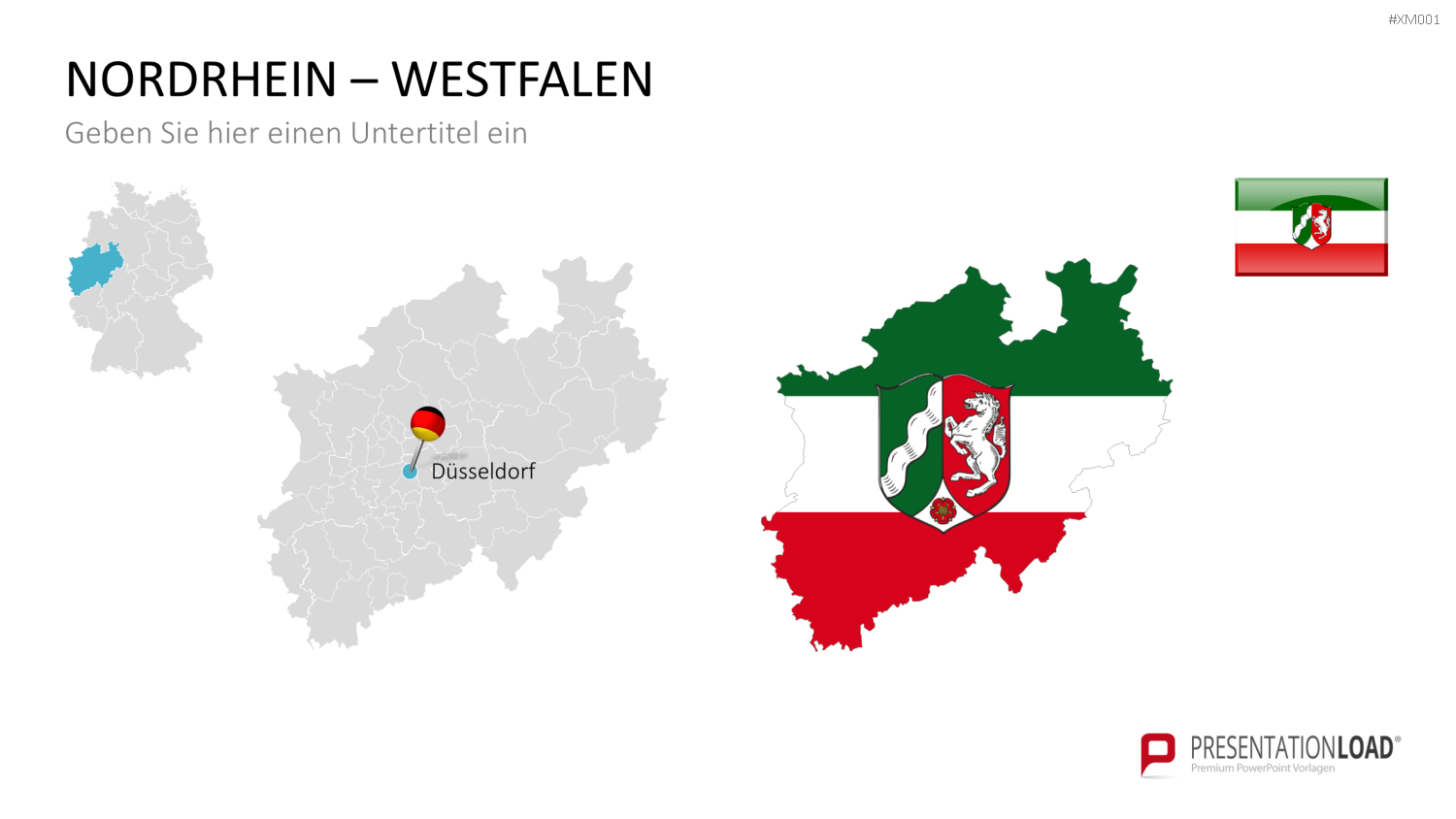 Deutschland Karten Bundle PowerPoint-Vorlage