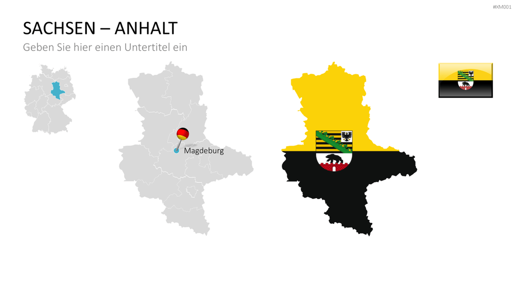 Deutschland Karten Bundle PowerPoint-Vorlage