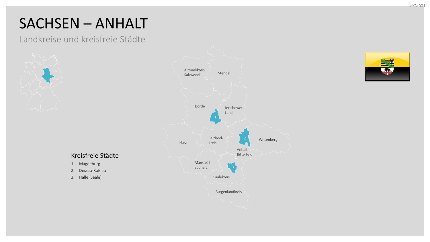 Deutschland Karten Bundle PowerPoint-Vorlage