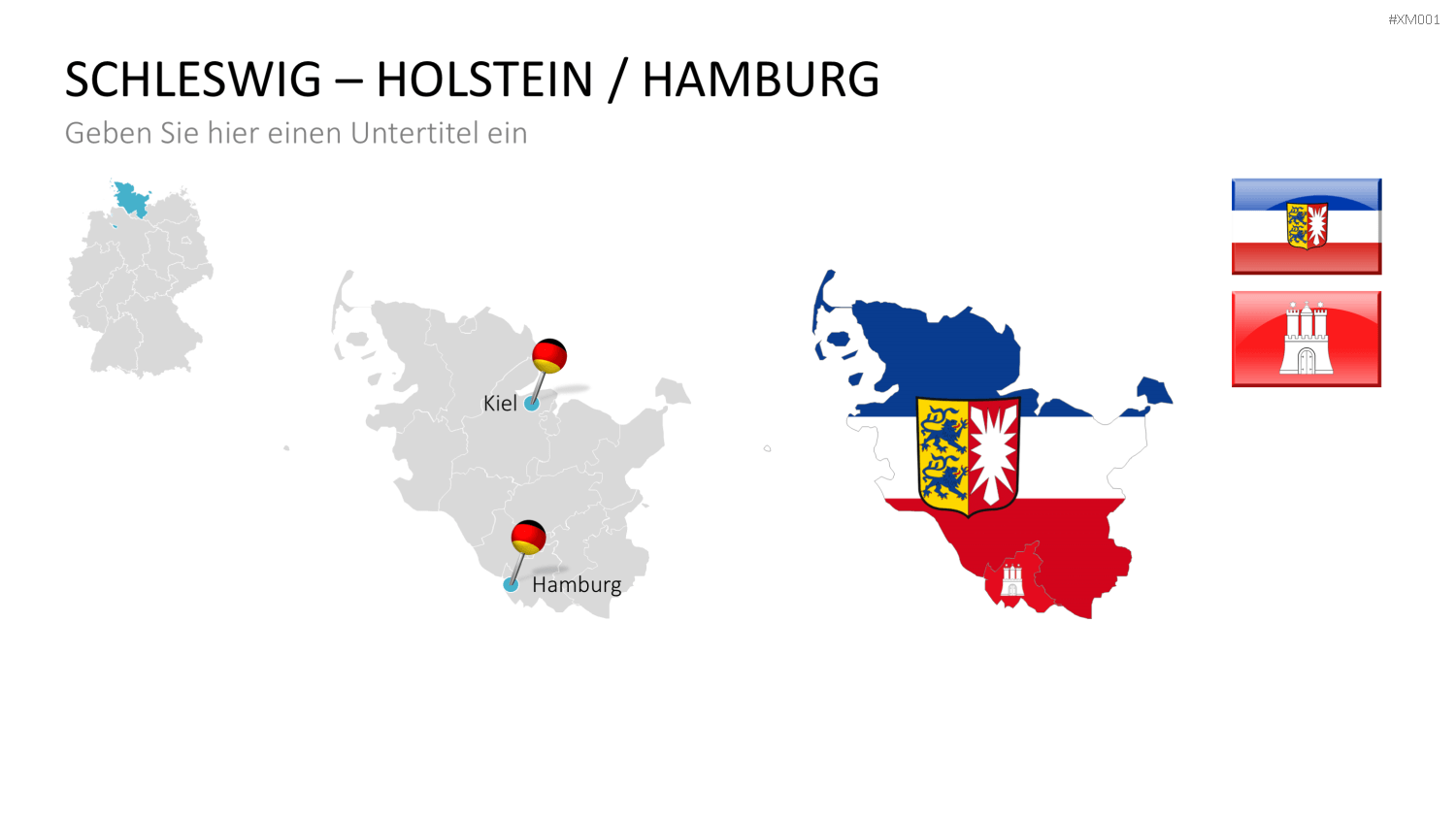 Deutschland Karten Bundle PowerPoint-Vorlage