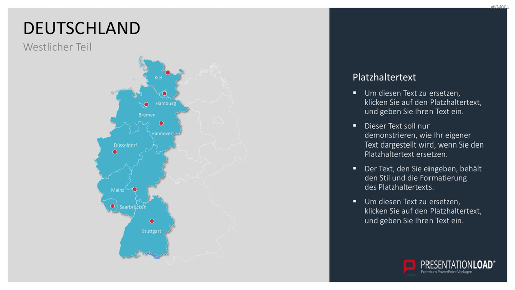 Deutschland Karten Bundle PowerPoint-Vorlage