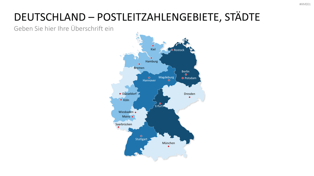 Deutschland Karten Bundle PowerPoint-Vorlage