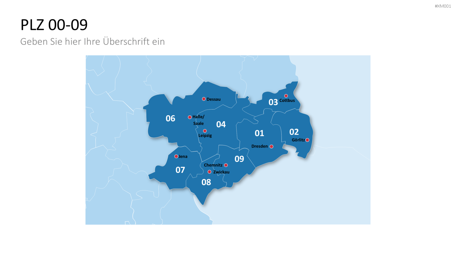 Deutschland Karten Bundle PowerPoint-Vorlage