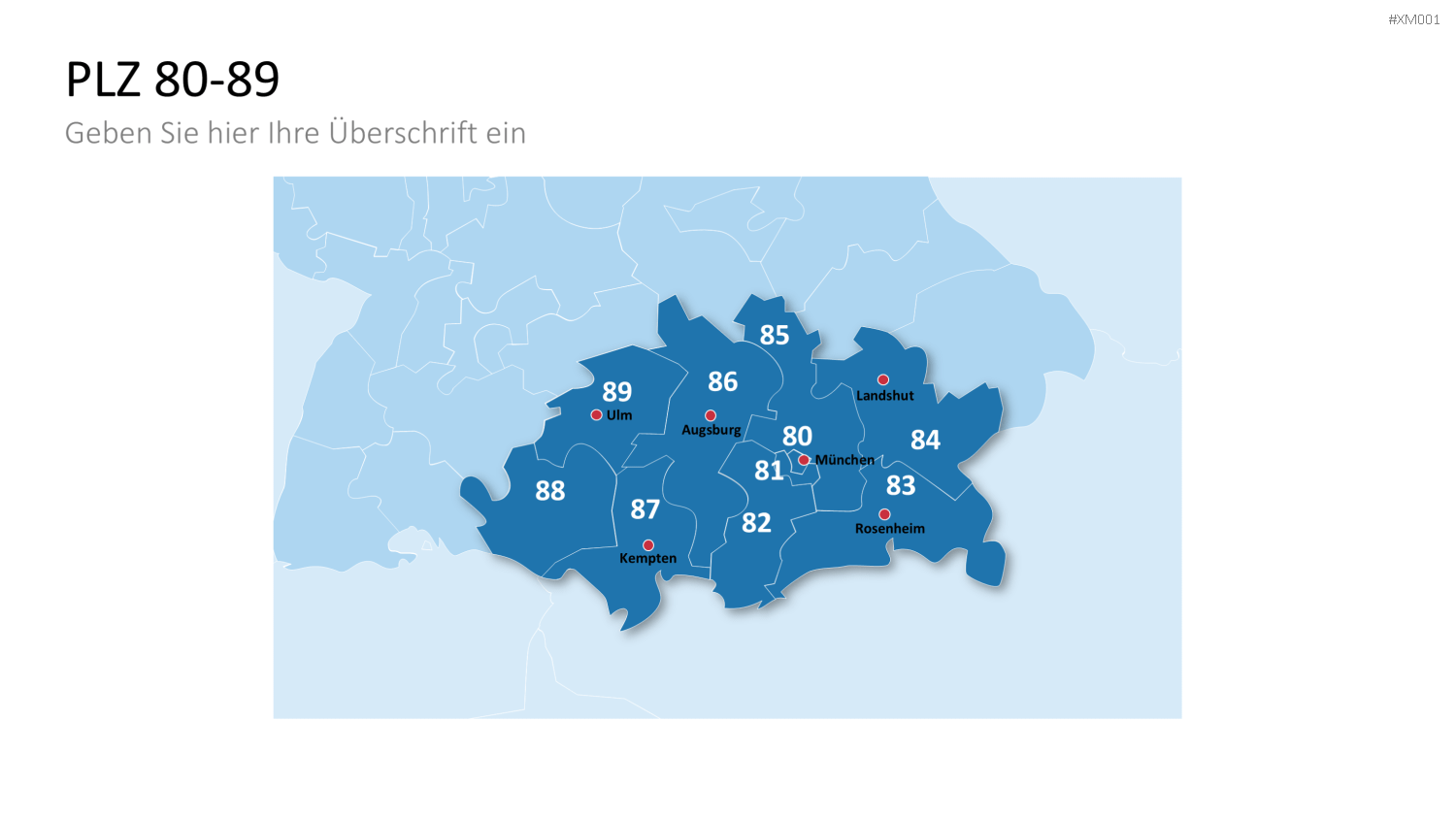 Deutschland Karten Bundle PowerPoint-Vorlage