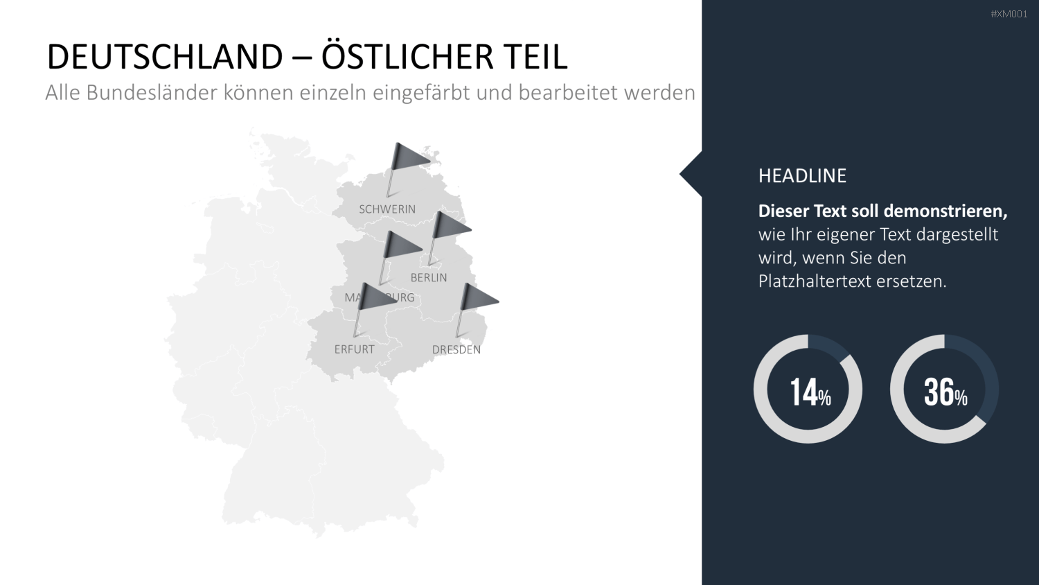 Deutschland Karten Bundle PowerPoint-Vorlage