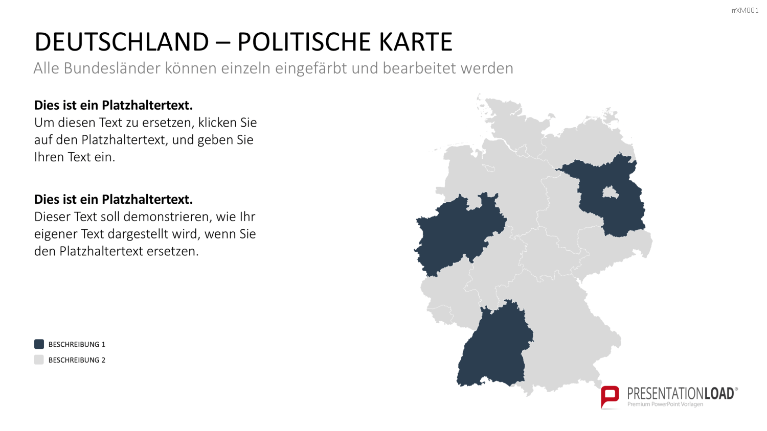 Deutschland Karten Bundle PowerPoint-Vorlage