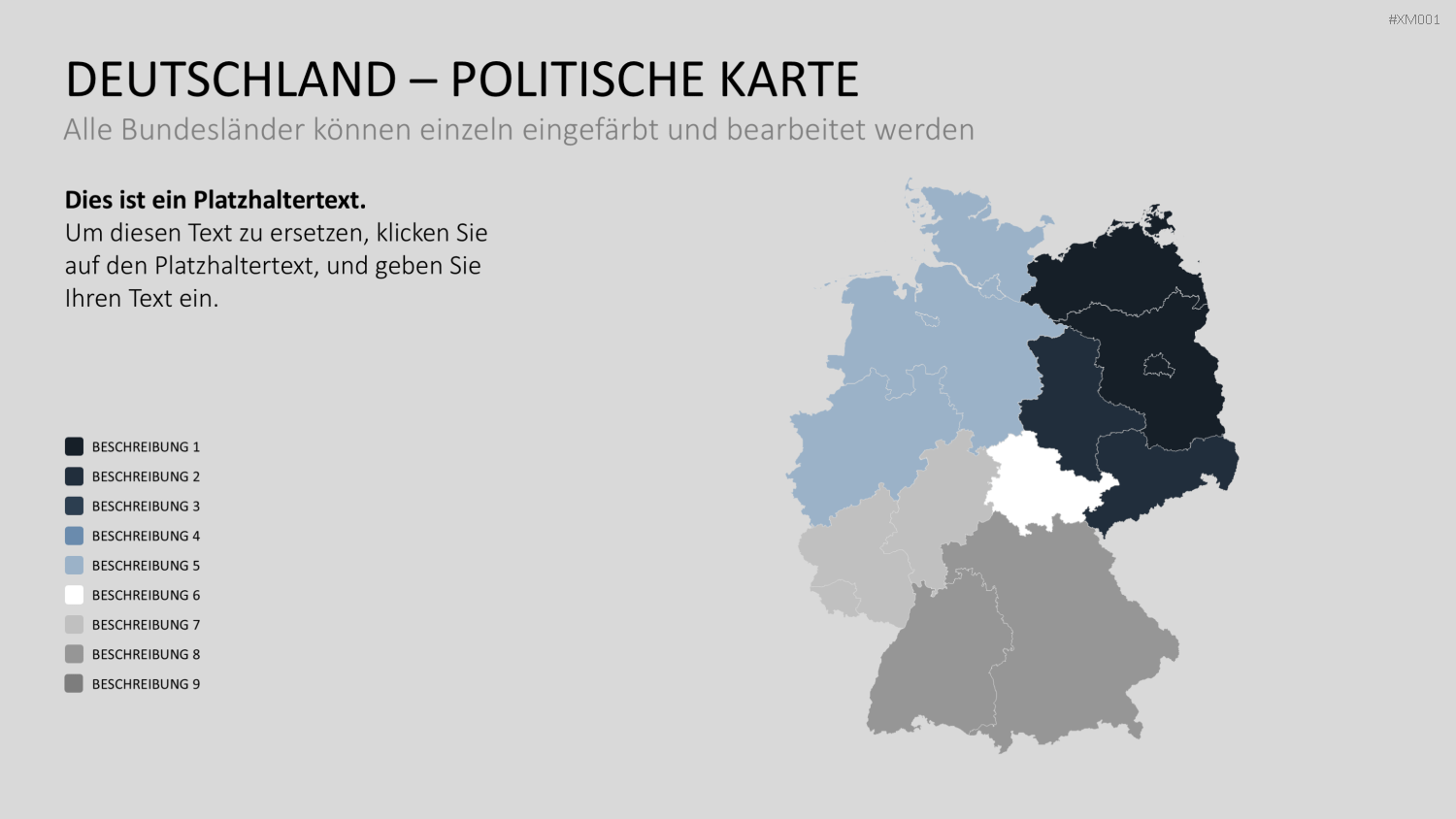 Deutschland Karten Bundle PowerPoint-Vorlage