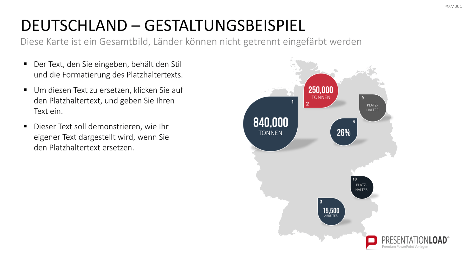 Deutschland Karten Bundle PowerPoint-Vorlage