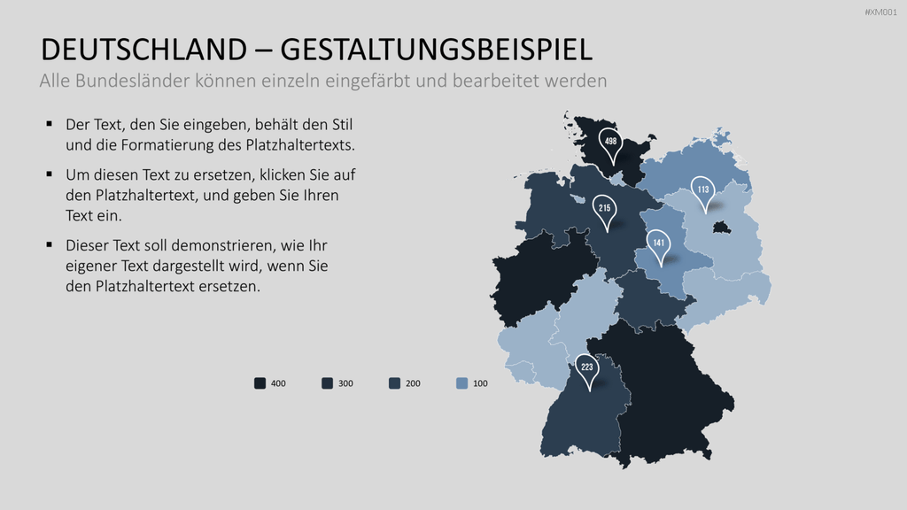 Deutschland Karten Bundle PowerPoint-Vorlage