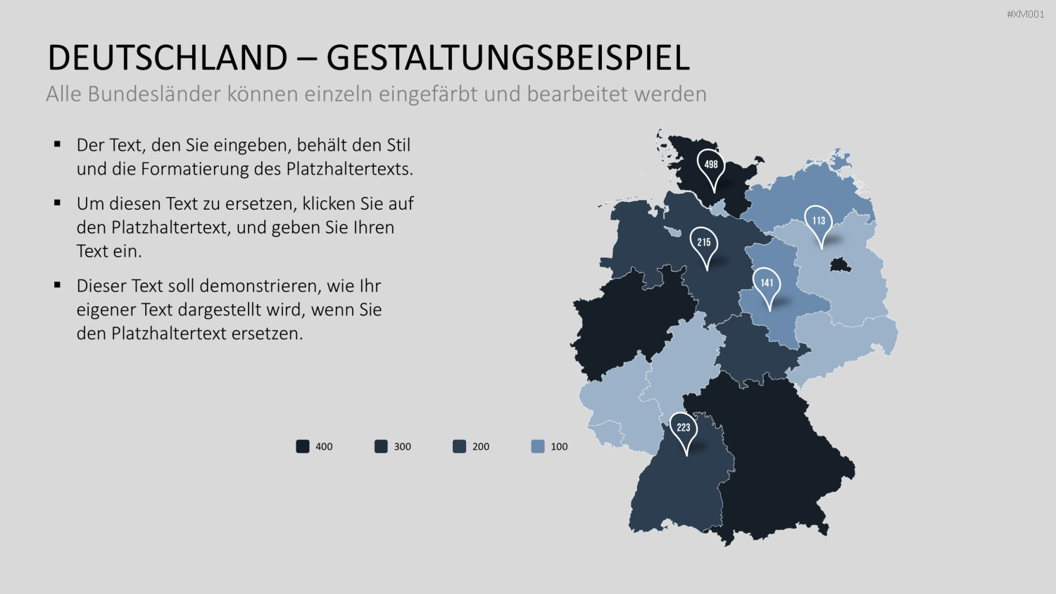 Deutschland Karten Bundle PowerPoint-Vorlage