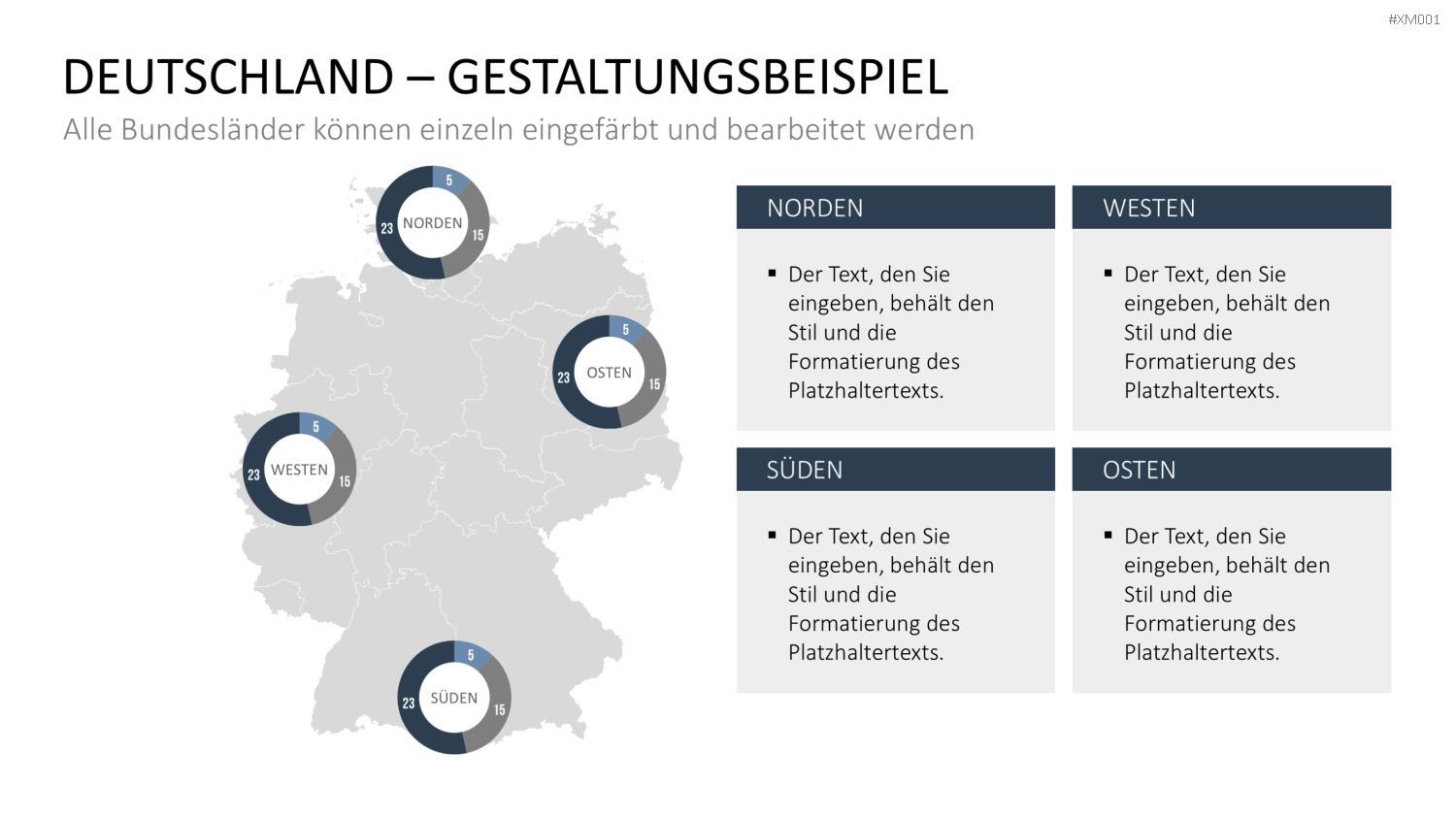 Deutschland Karten Bundle PowerPoint-Vorlage