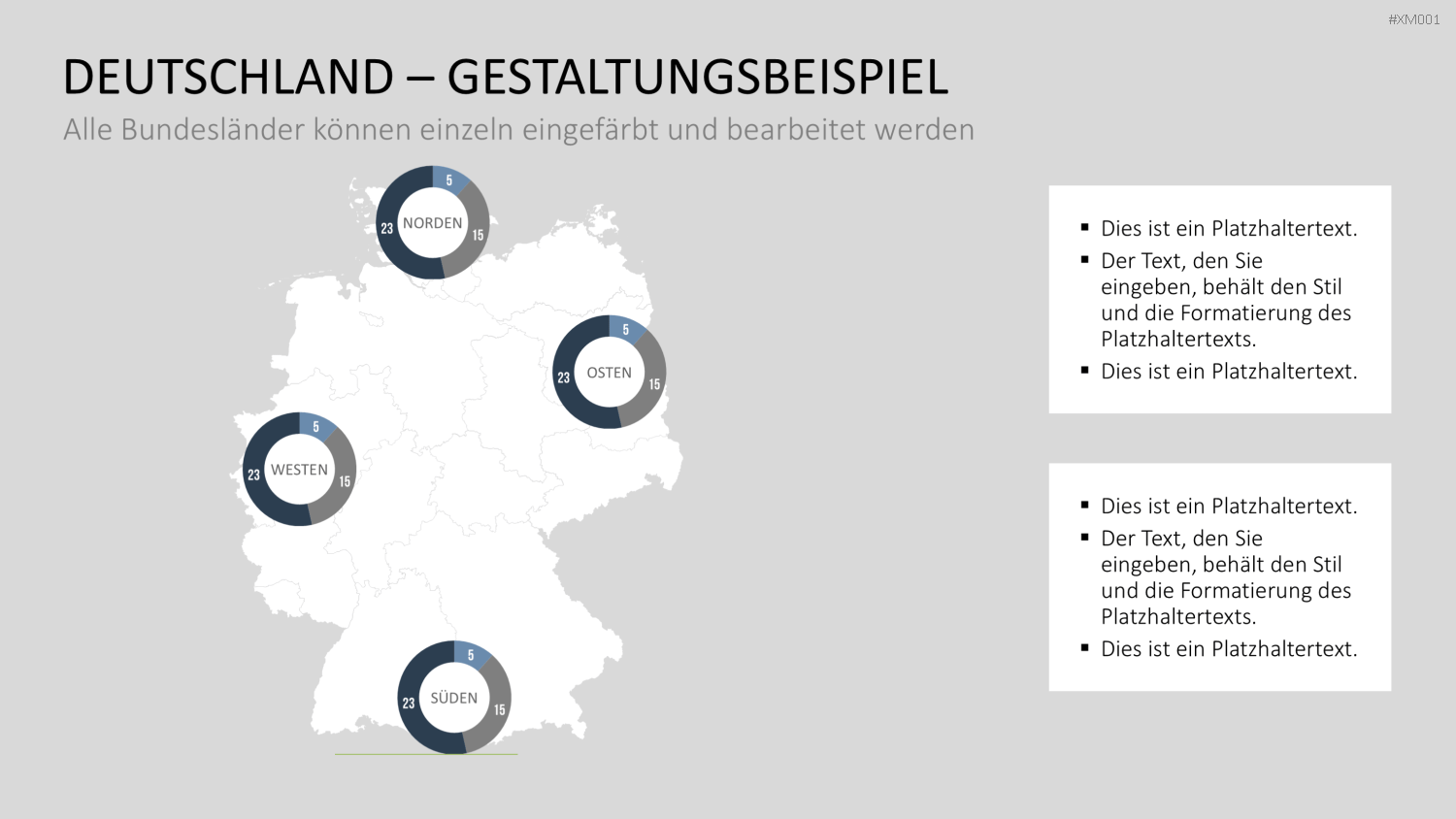 Deutschland Karten Bundle PowerPoint-Vorlage