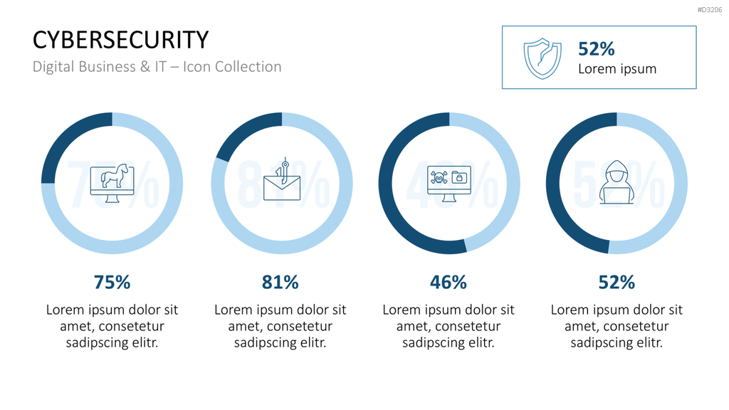 Digital Business & IT – Icon Collection PowerPoint-Vorlage