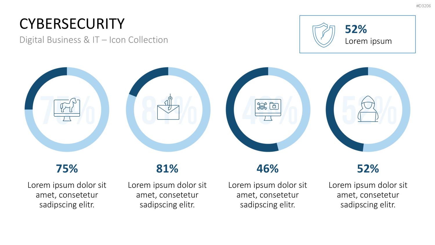 Digital Business & IT – Icon Collection PowerPoint-Vorlage