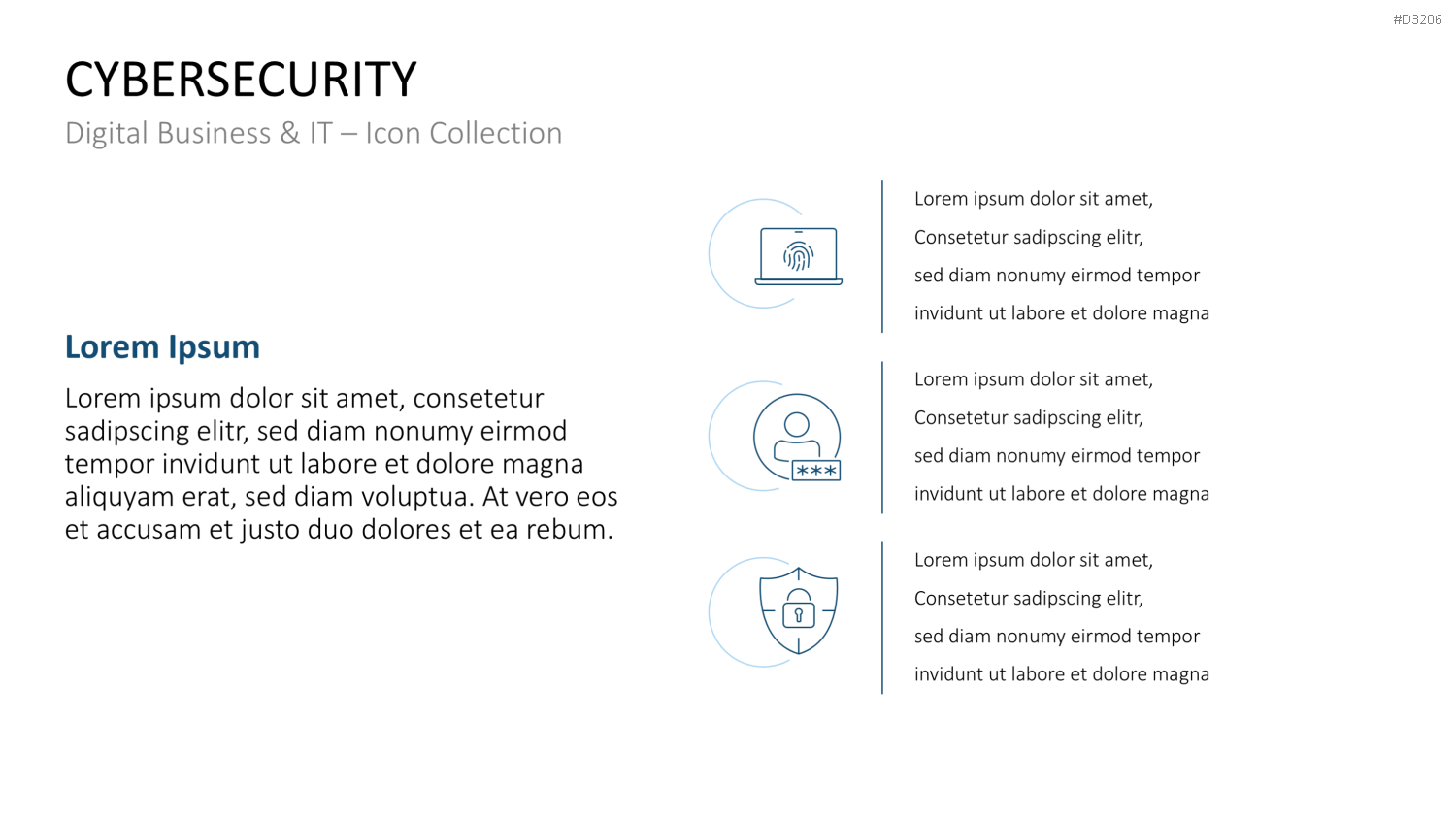 Digital Business & IT – Icon Collection PowerPoint-Vorlage