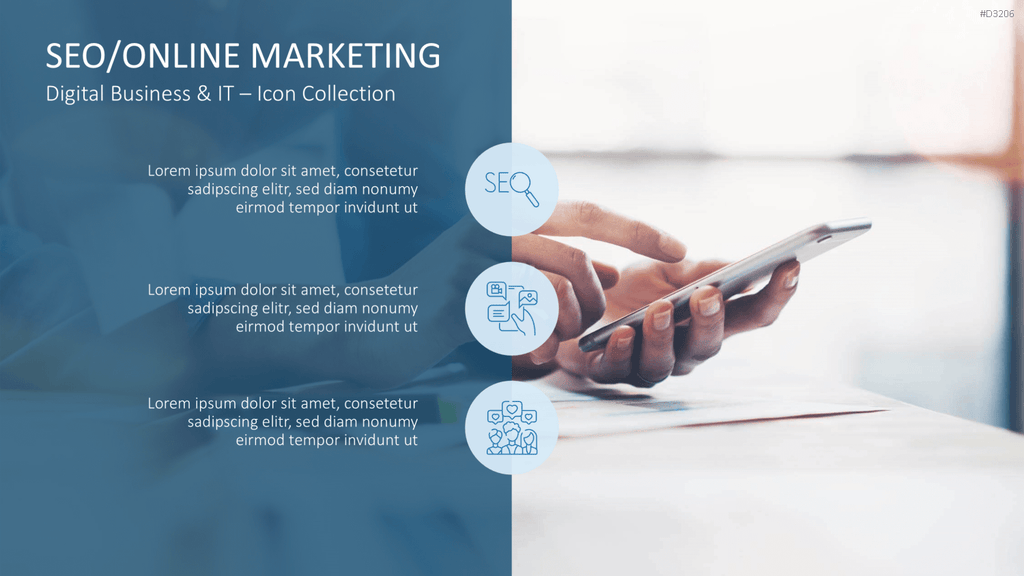 Digital Business & IT – Icon Collection PowerPoint-Vorlage