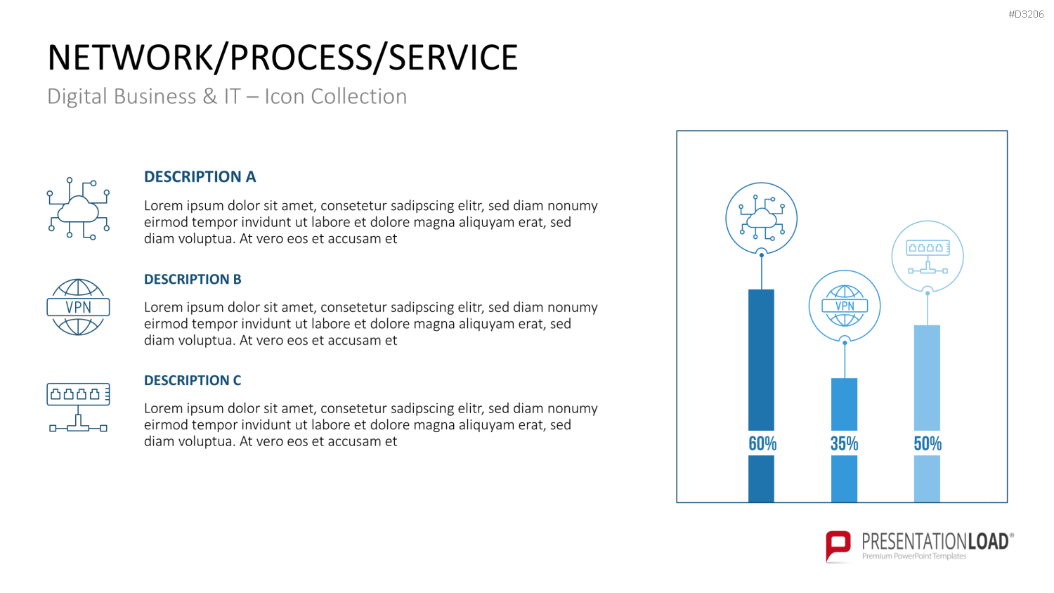 Digital Business & IT – Icon Collection PowerPoint-Vorlage