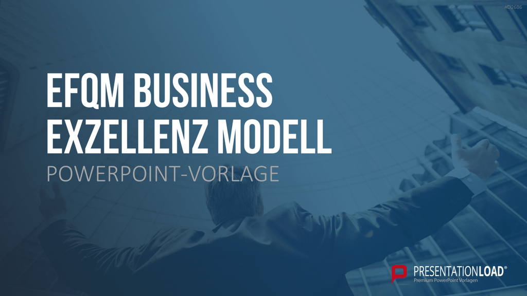 EFQM Business Exzellenz Modell PowerPoint-Vorlage