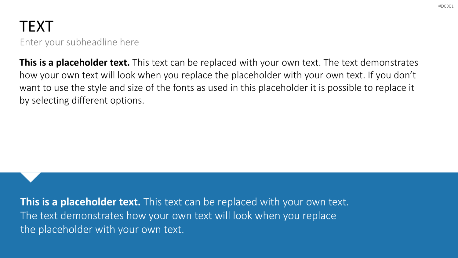 Essentials - Textlayouts PowerPoint-Vorlage
