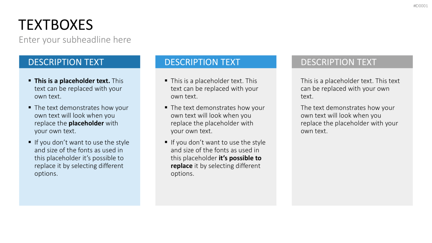Essentials - Textlayouts PowerPoint-Vorlage