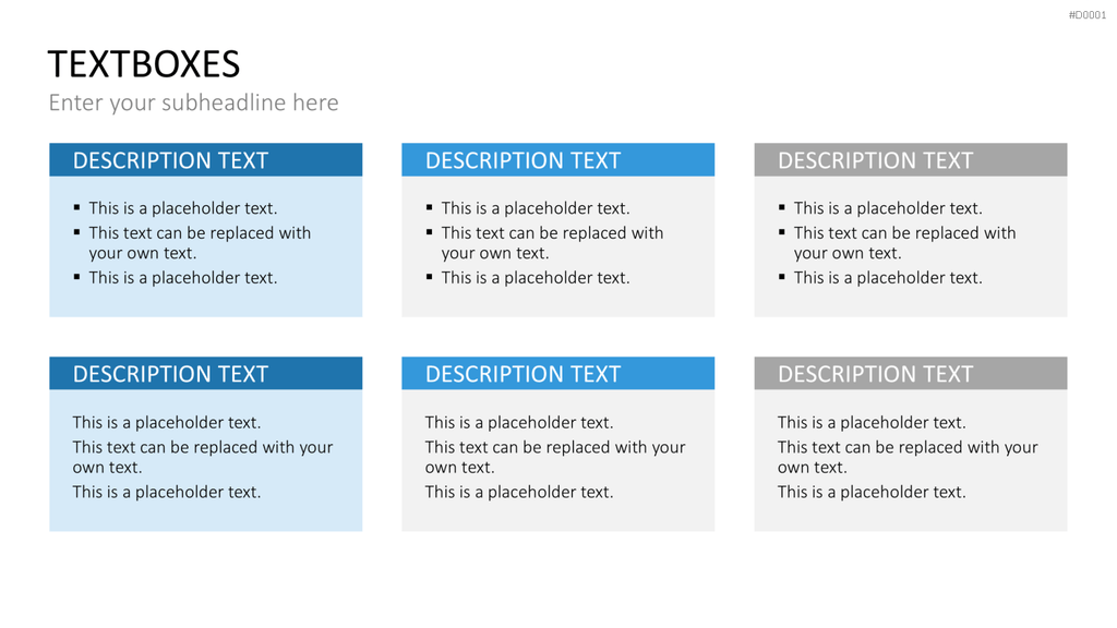 Essentials - Textlayouts PowerPoint-Vorlage