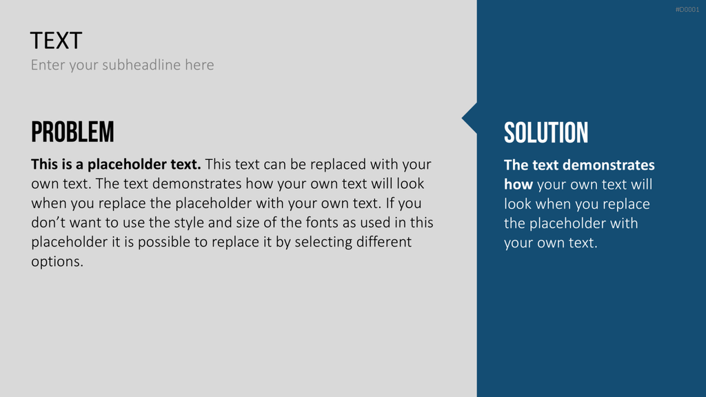 Essentials - Textlayouts PowerPoint-Vorlage