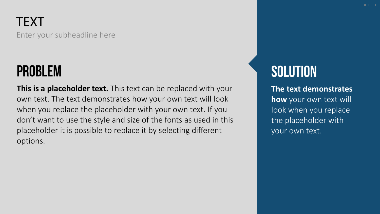 Essentials - Textlayouts PowerPoint-Vorlage