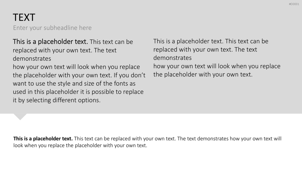 Essentials - Textlayouts PowerPoint-Vorlage