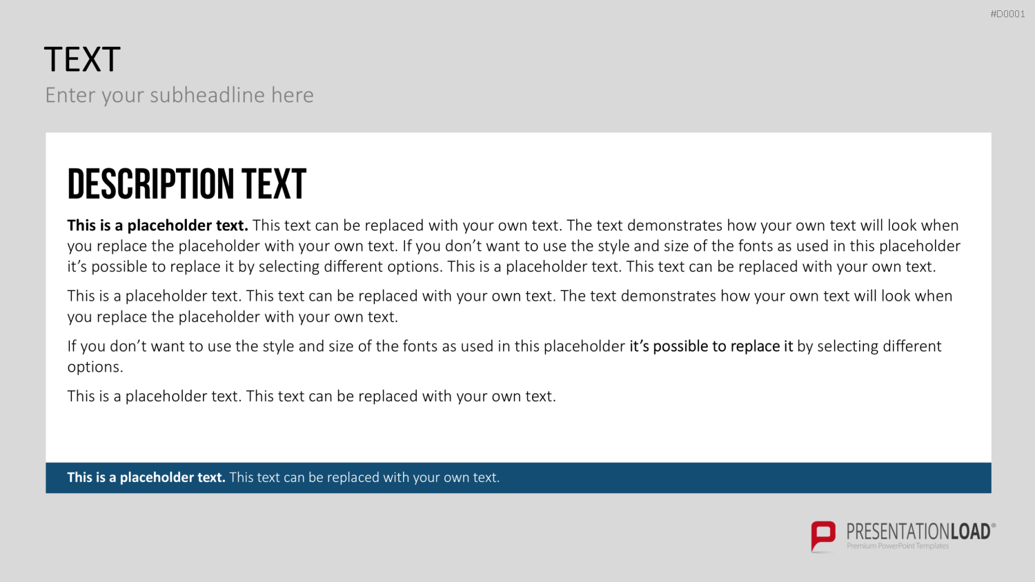 Essentials - Textlayouts PowerPoint-Vorlage