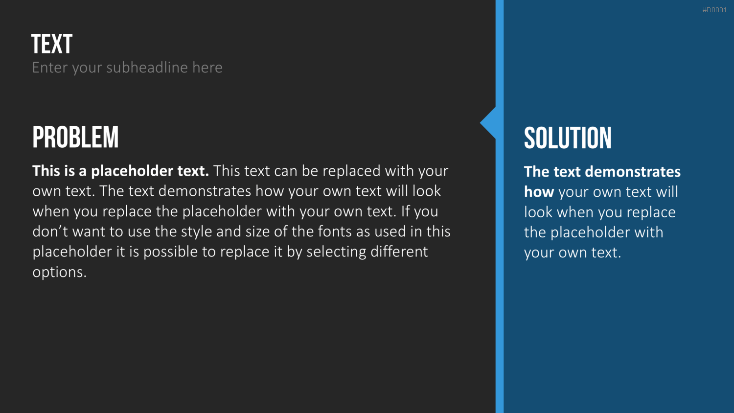 Essentials - Textlayouts PowerPoint-Vorlage