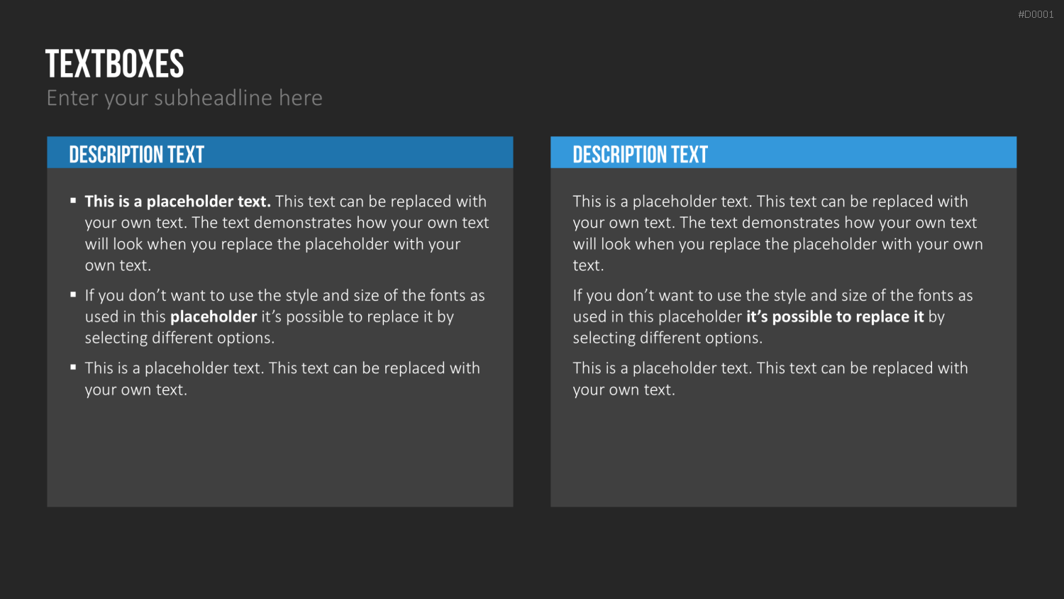 Essentials - Textlayouts PowerPoint-Vorlage