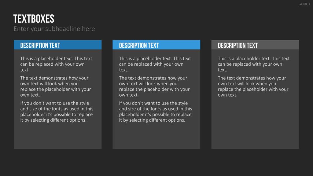 Essentials - Textlayouts PowerPoint-Vorlage