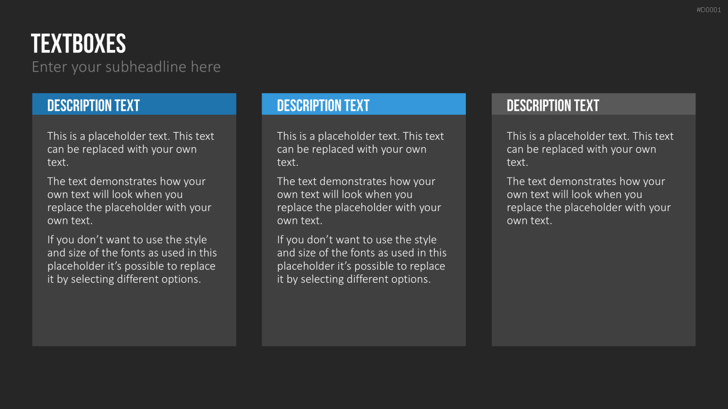 Essentials - Textlayouts PowerPoint-Vorlage
