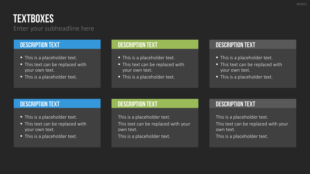 Essentials - Textlayouts PowerPoint-Vorlage