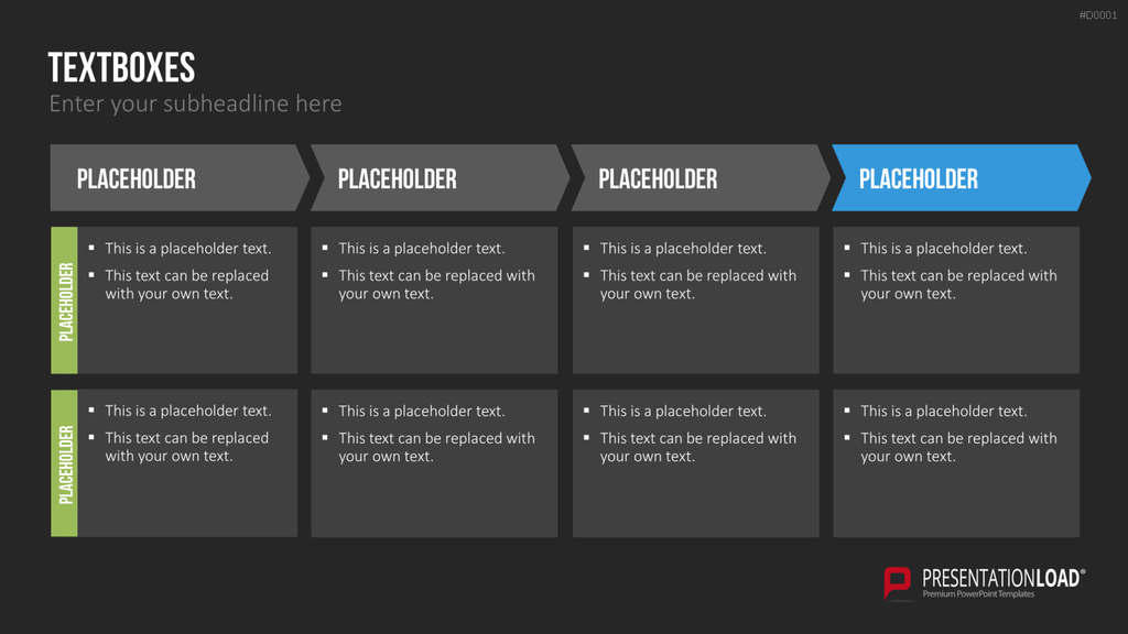 Essentials - Textlayouts PowerPoint-Vorlage