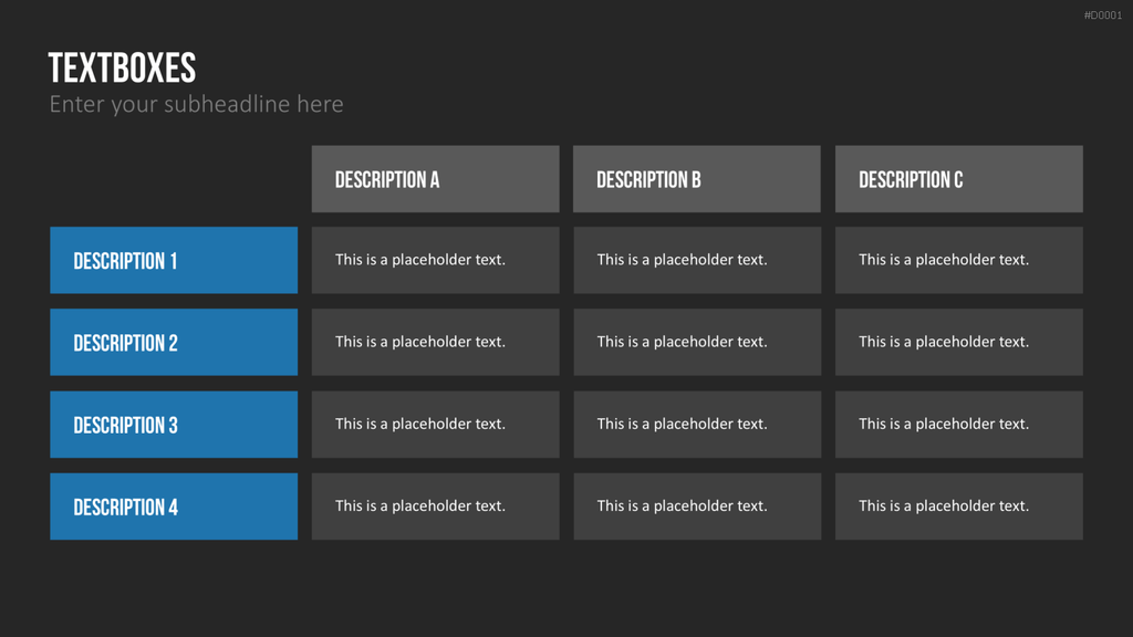 Essentials - Textlayouts PowerPoint-Vorlage