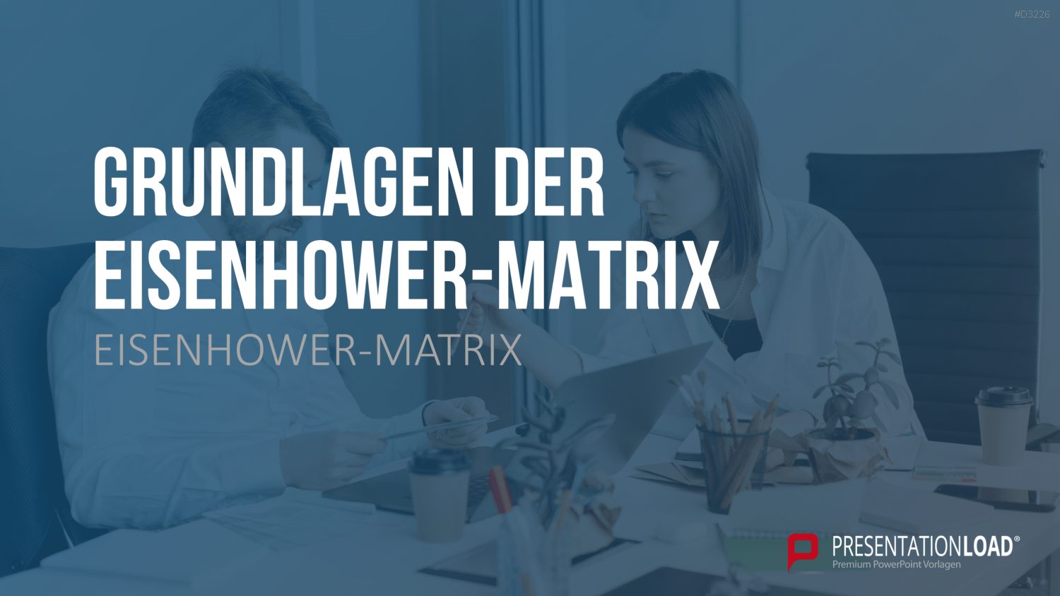 Eisenhower-Matrix PowerPoint-Vorlage