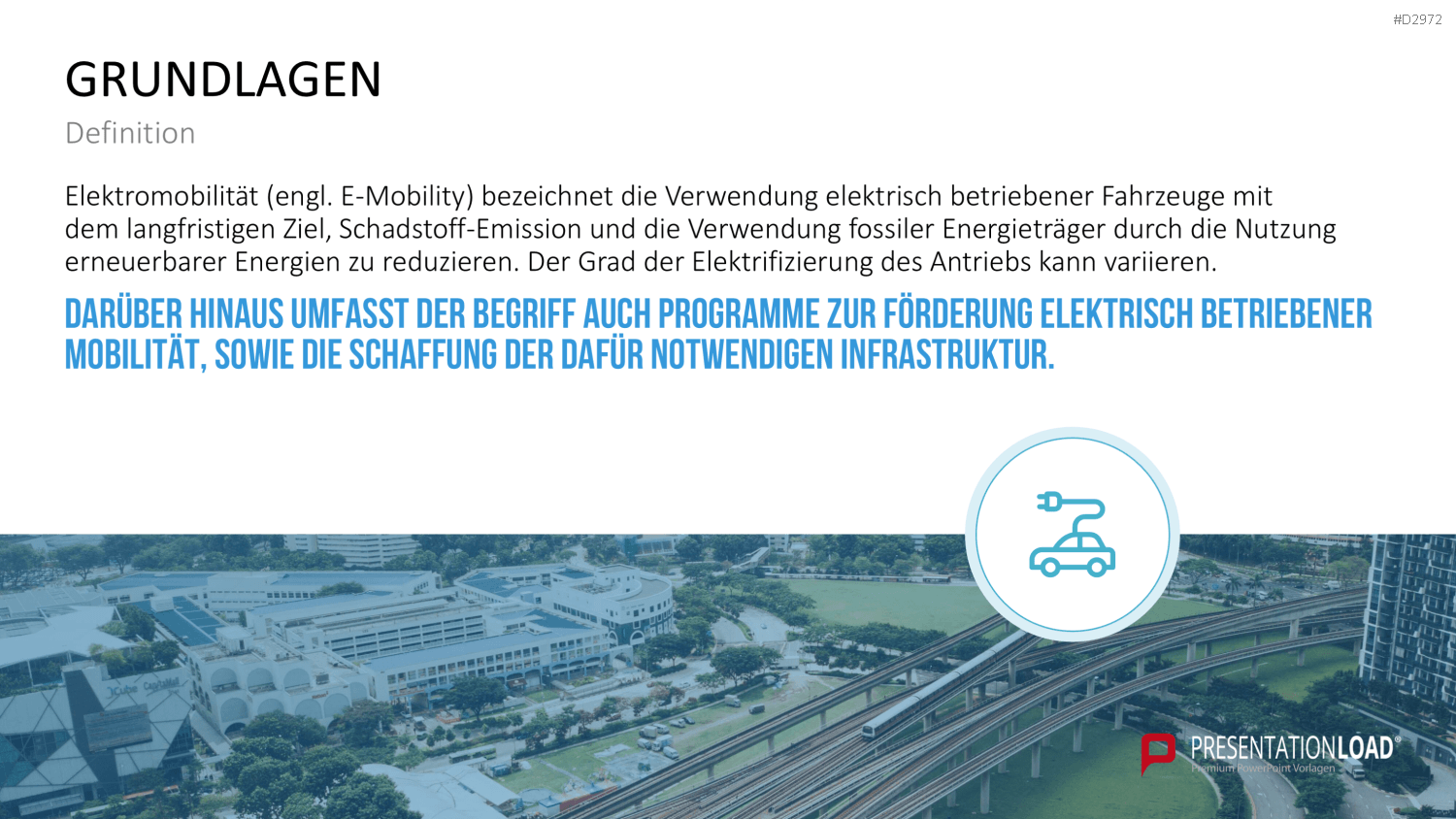 Elektromobilität PowerPoint-Vorlage