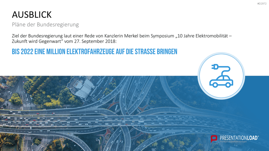 Elektromobilität PowerPoint-Vorlage