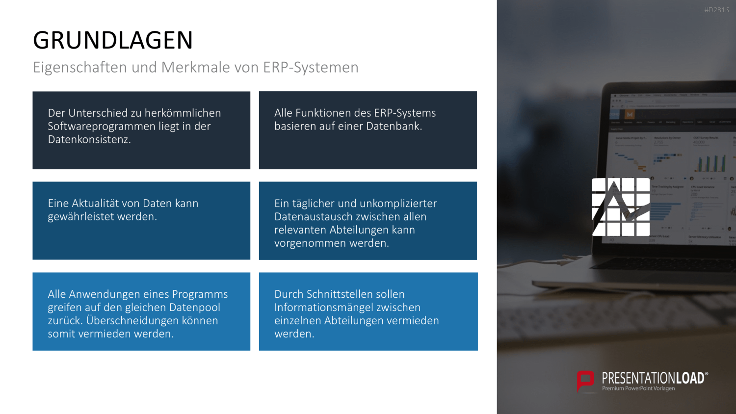 Enterprise Resource Planning PowerPoint-Vorlage