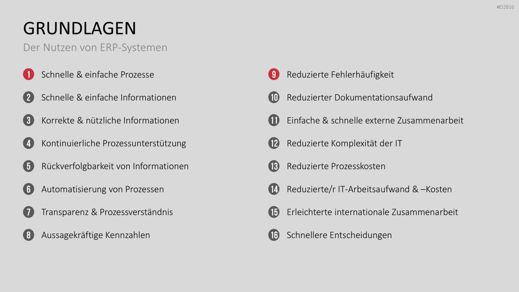 Enterprise Resource Planning PowerPoint-Vorlage
