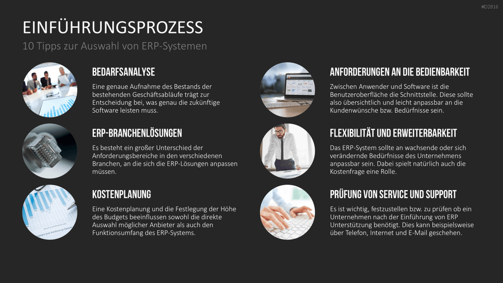 Enterprise Resource Planning PowerPoint-Vorlage