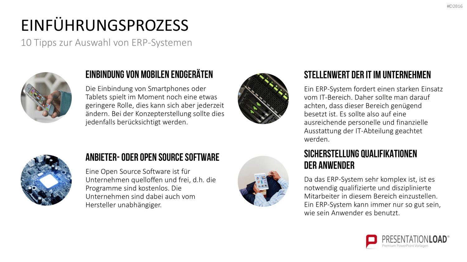 Enterprise Resource Planning PowerPoint-Vorlage