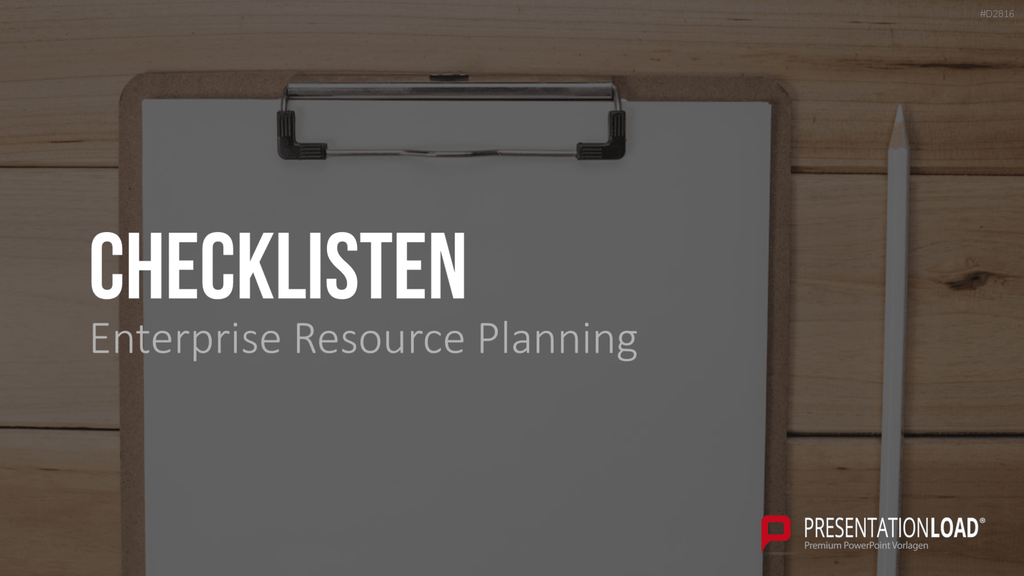 Enterprise Resource Planning PowerPoint-Vorlage