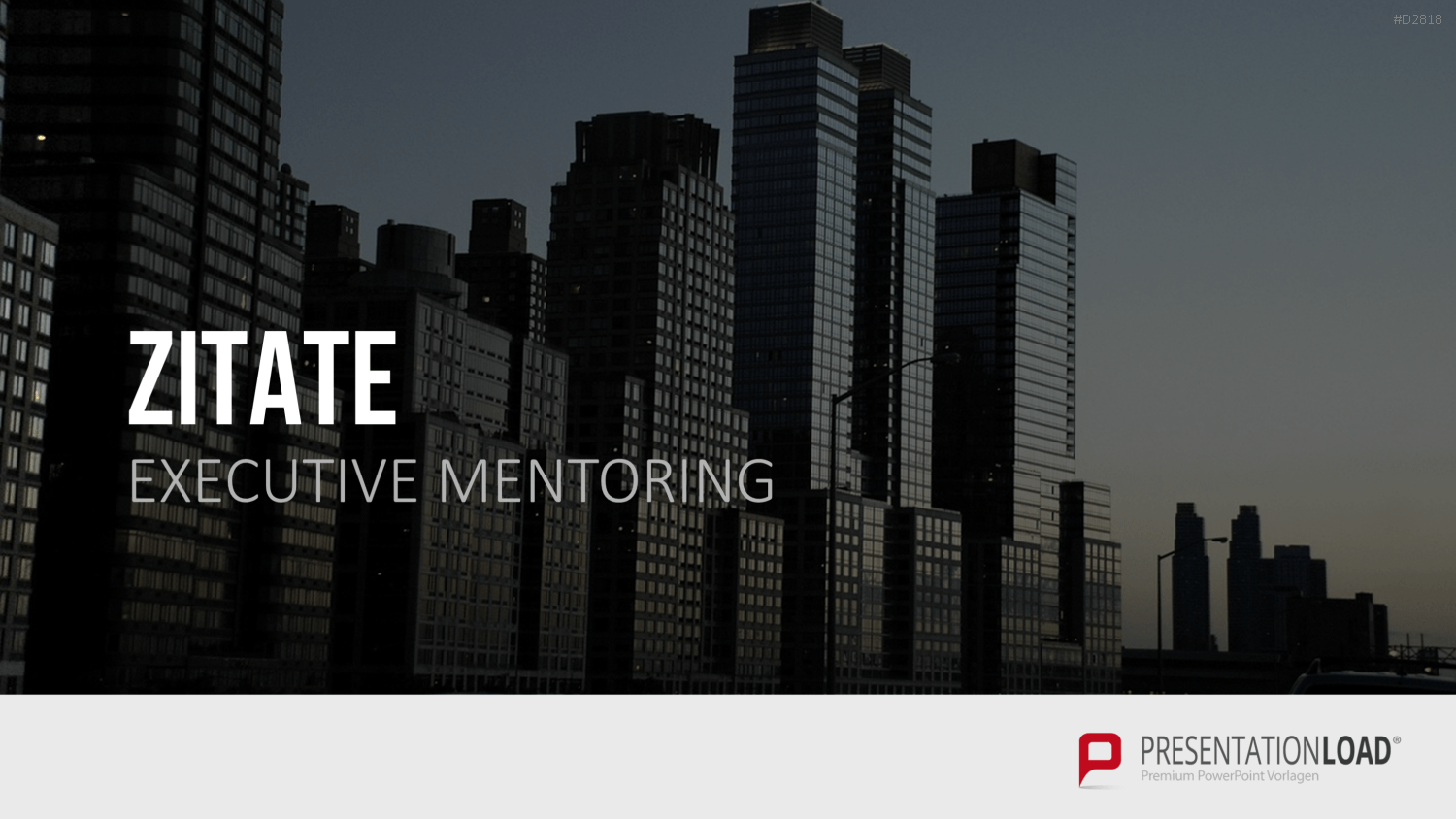 Executive Mentoring PowerPoint-Vorlage