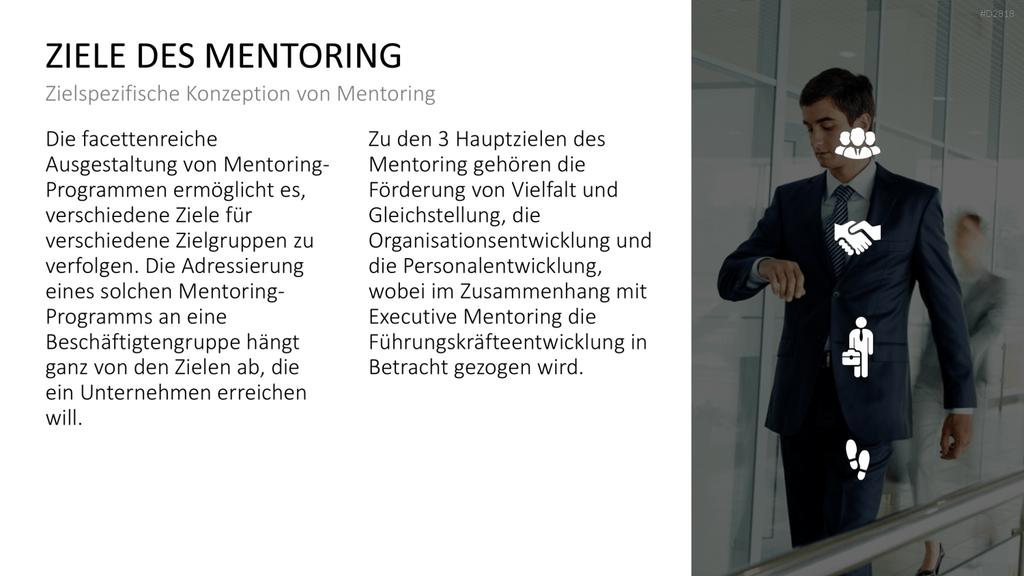 Executive Mentoring PowerPoint-Vorlage