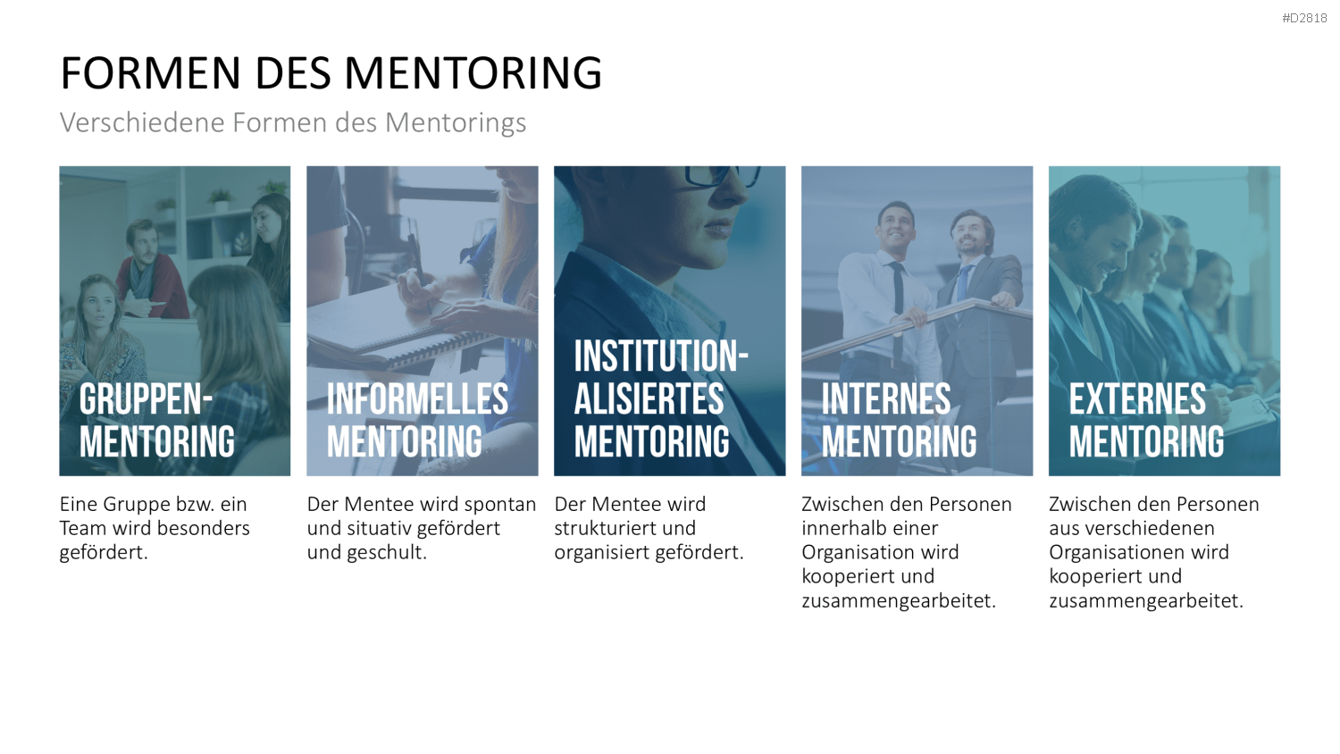 Executive Mentoring PowerPoint-Vorlage